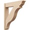 Ekena Millwork 8-in W x 36-in D x 40-in H Funston Trad Rough Cedar Woodgrain TimberThane Outlooker, Primed Tan OUTUR080X36X40FST04RCPR - alternate 1